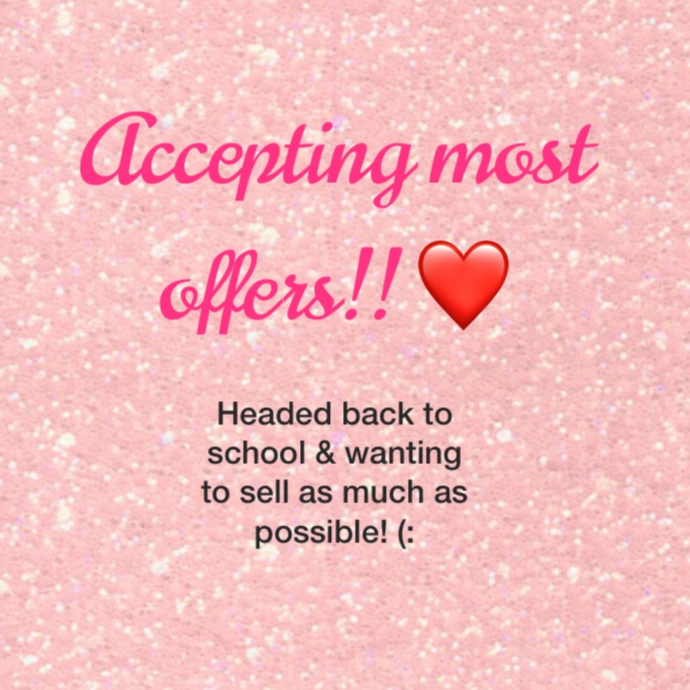 See something you love?! Make me an offer (: